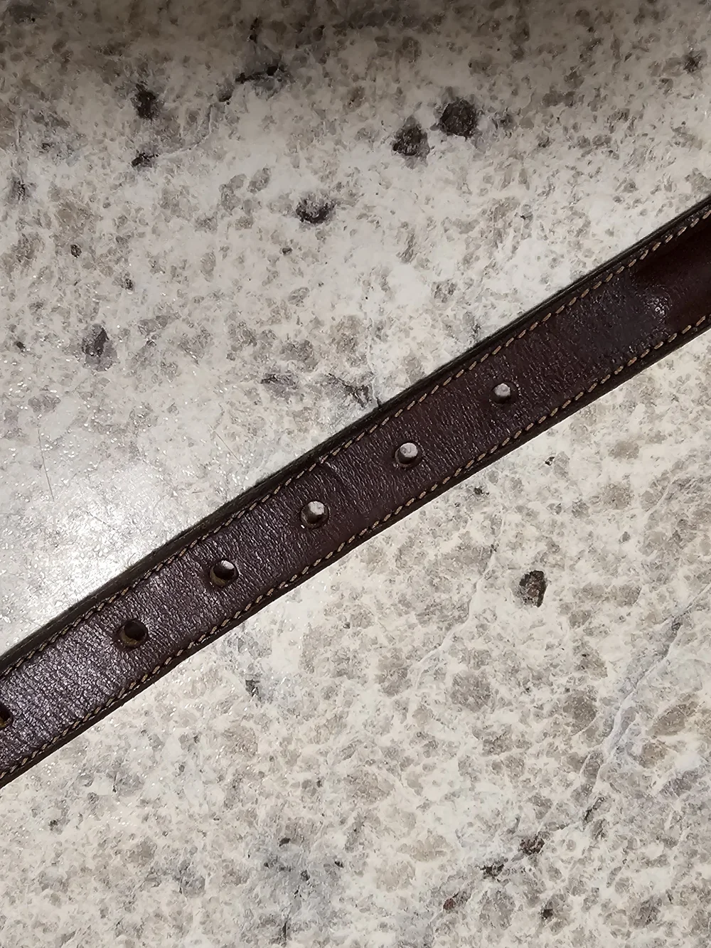 Tory English Bridle Leather Belt Brown Size 30 Style 2374 USA Made